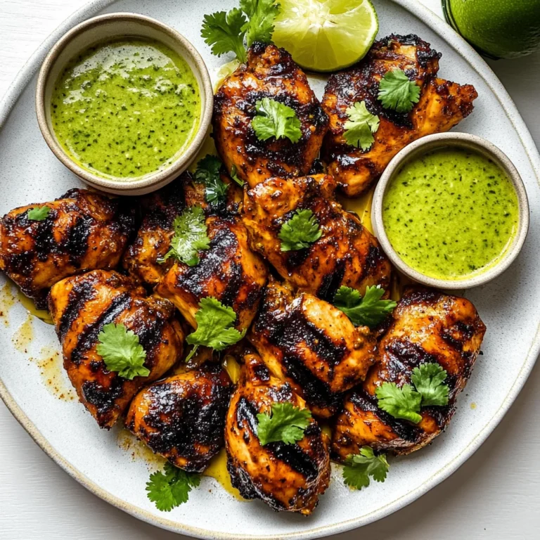 Peruvian Chicken with Aji Verde & Cilantro Rice: Flavorfu…