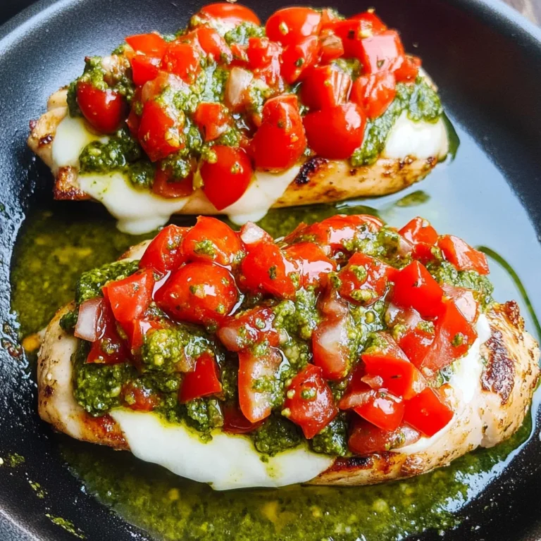 Pesto Bruschetta Chicken: Bursting with Flavorful Freshness