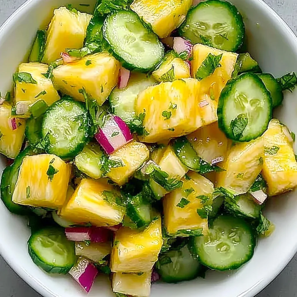 Pineapple Cucumber Salad: Refreshingly Crisp Delight
