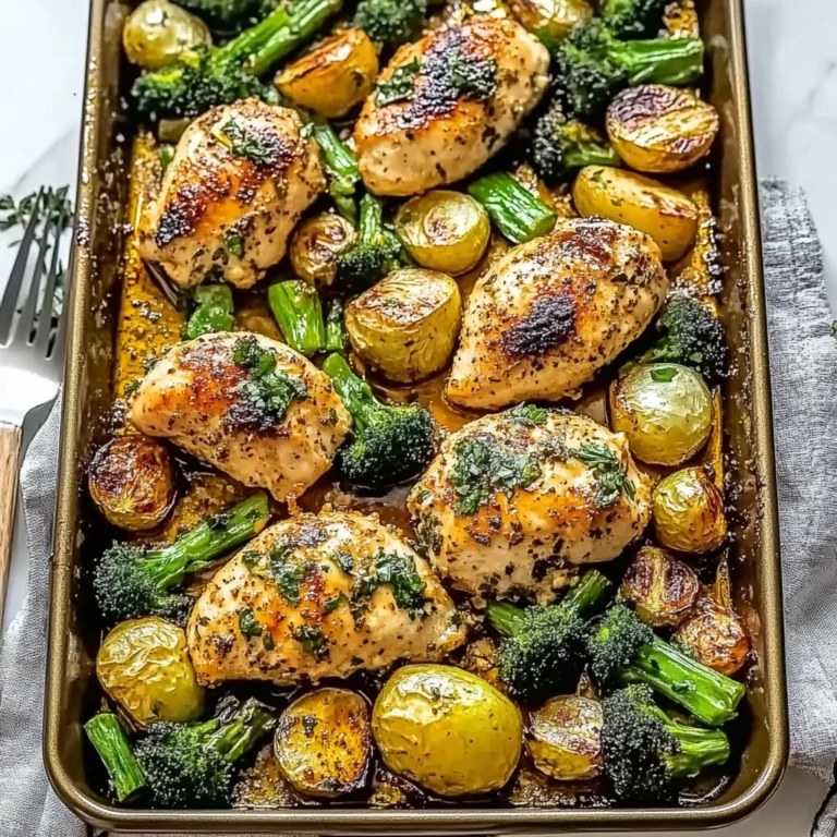 Sheet Pan Garlic Butter Chicken and Veggies: Easy Delight