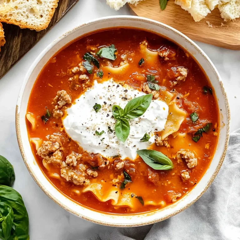 Slow Cooker Lasagna Soup: Cozy and Flavorful Delight