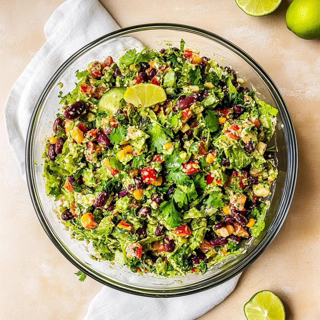 Southwestern Chopped Salad with Cilantro-Lime Dressing: Z…