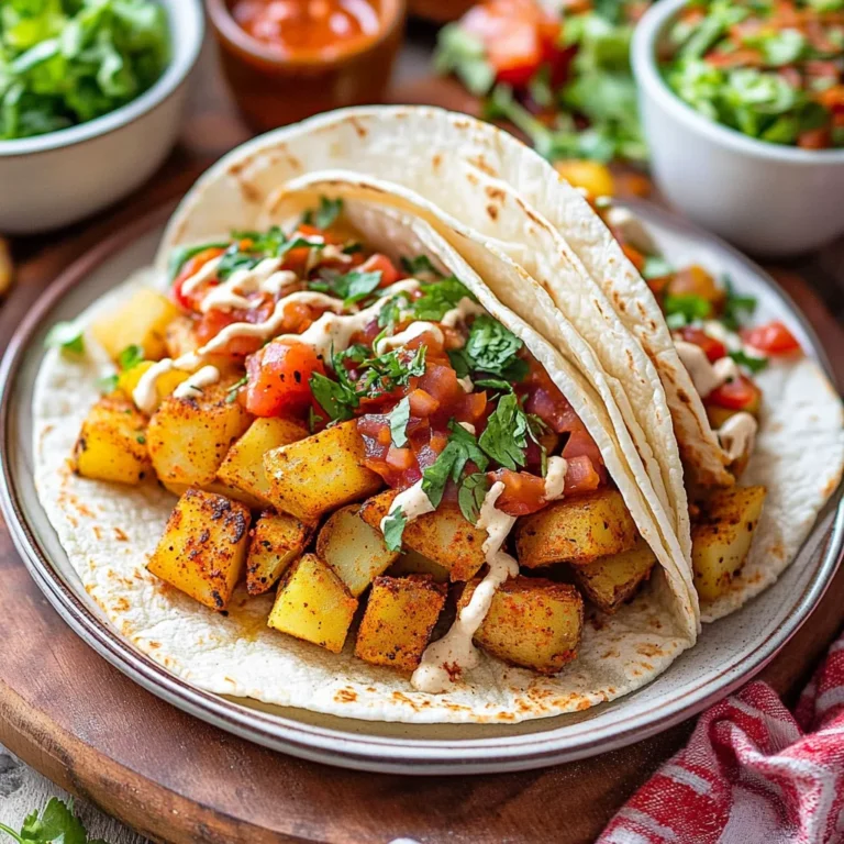 Spicy Potato Soft Taco Recipe: Quick and Flavorful Delight