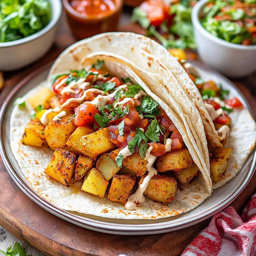 Spicy Potato Soft Taco Recipe: Quick and Flavorful Delight