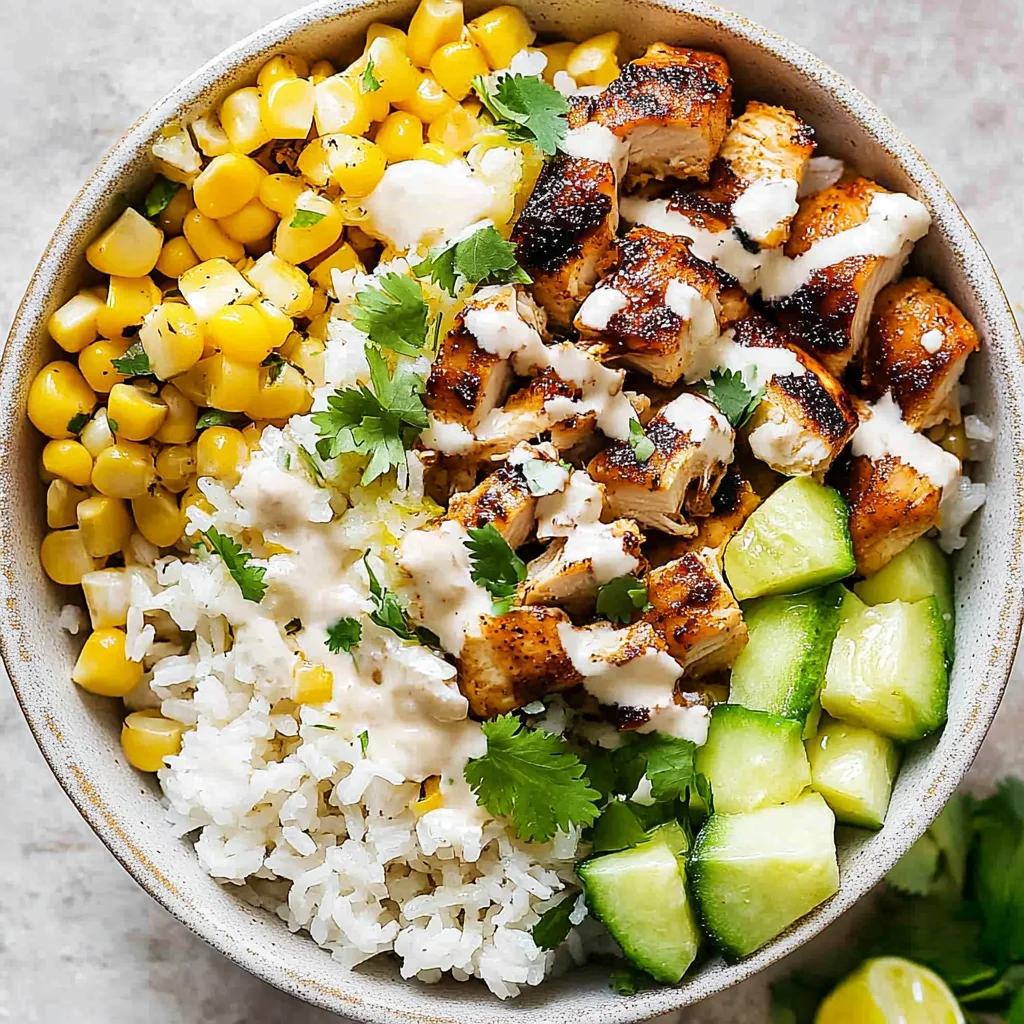 Street Corn Chicken Rice Bowl – Flavorful & Easy Recipe