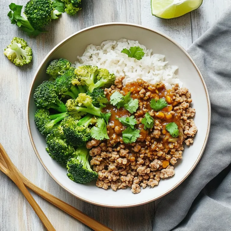 Sweet and Spicy Ground Turkey & Broccoli Bowls: A Flavorf…