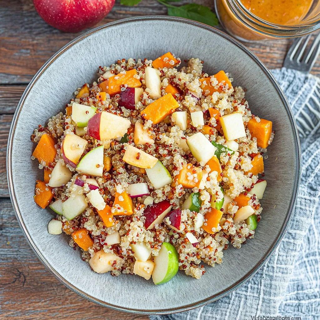 Apple Sweet Potato Quinoa Salad: A Wholesome Delight