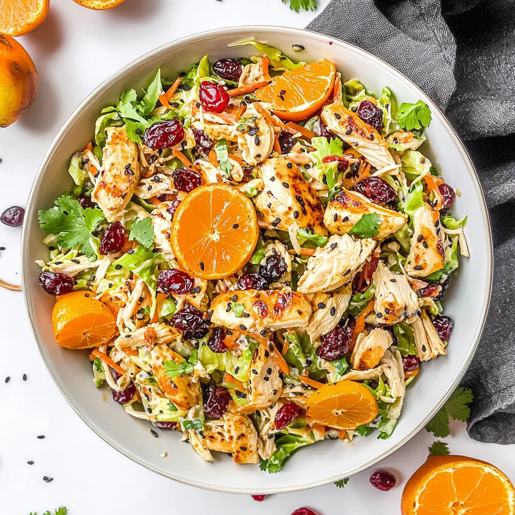 Asian Chicken Cranberry Salad: Fresh and Flavor-Packed