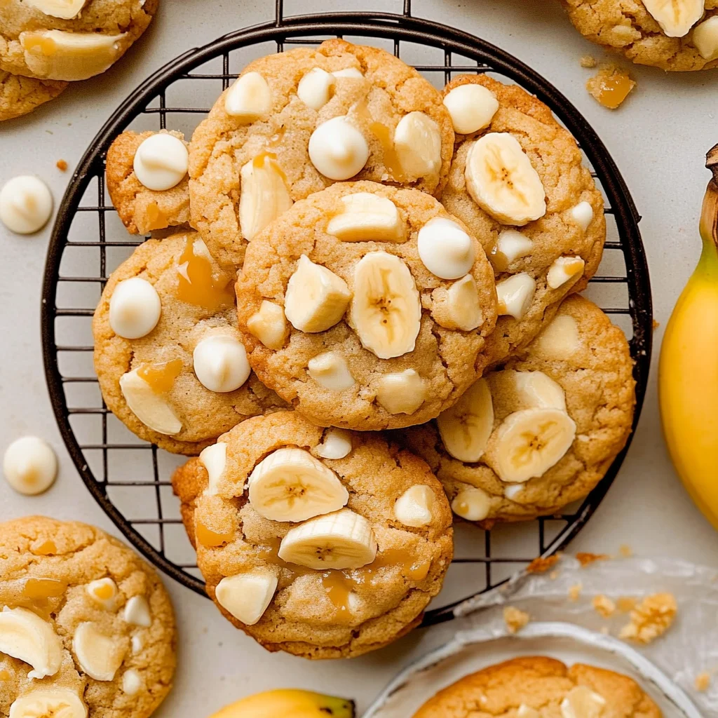 Banana Pudding Cookies with White Chocolate Chips: Irresi…