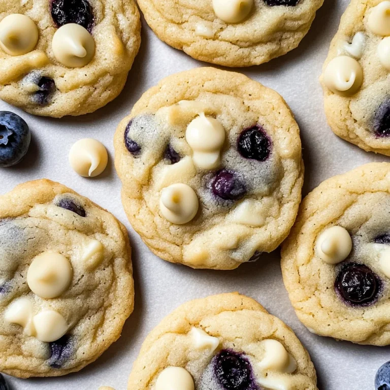 Blueberry White Chocolate Chip Cookies: Soft & Irresistible