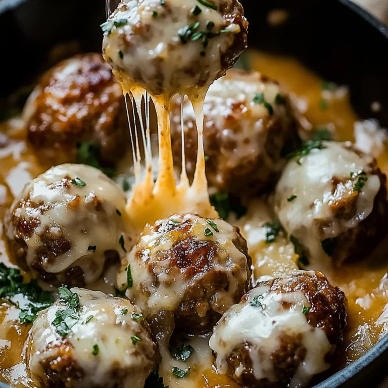 Cheesy French Onion Meatballs: Ultimate Comfort Food Bliss