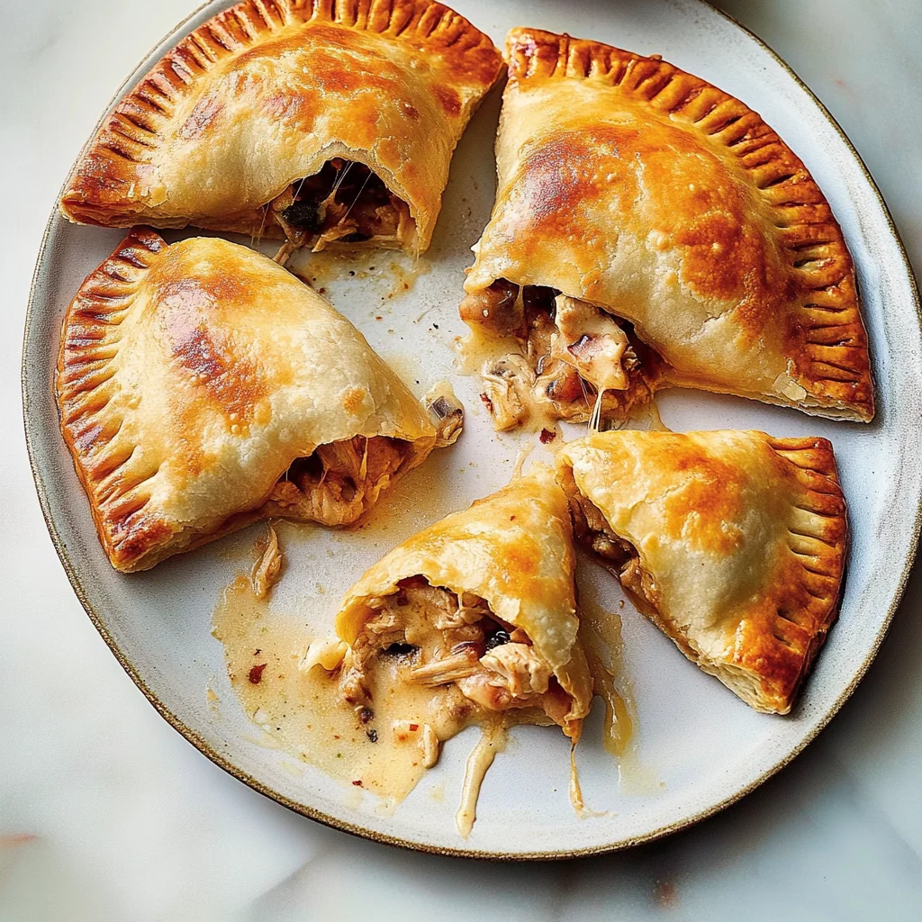 Chicken Alfredo Calzones: Cozy and Cheesy Delight