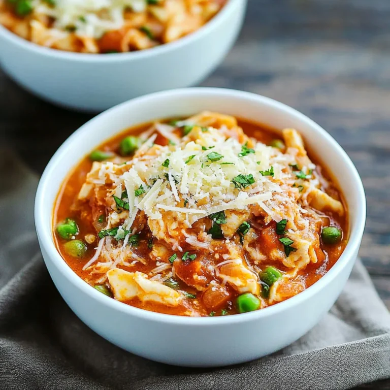 Chicken Parmesan Soup: Warm and Comforting Delight