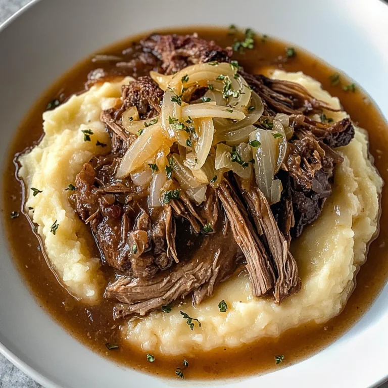 Comforting French Onion Pot Roast: A Cozy Delight