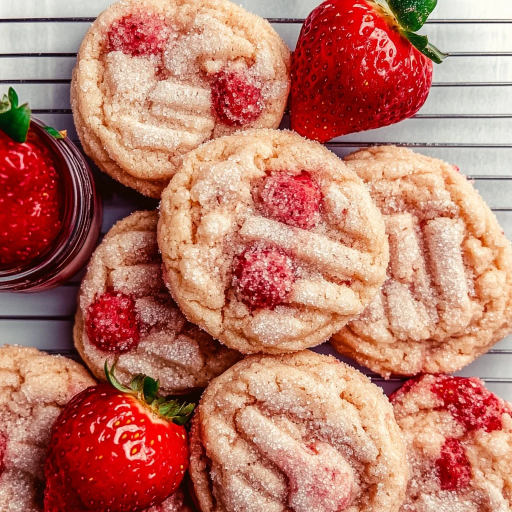 Double Strawberry Sugar Cookies: Sweet and Chewy Delight