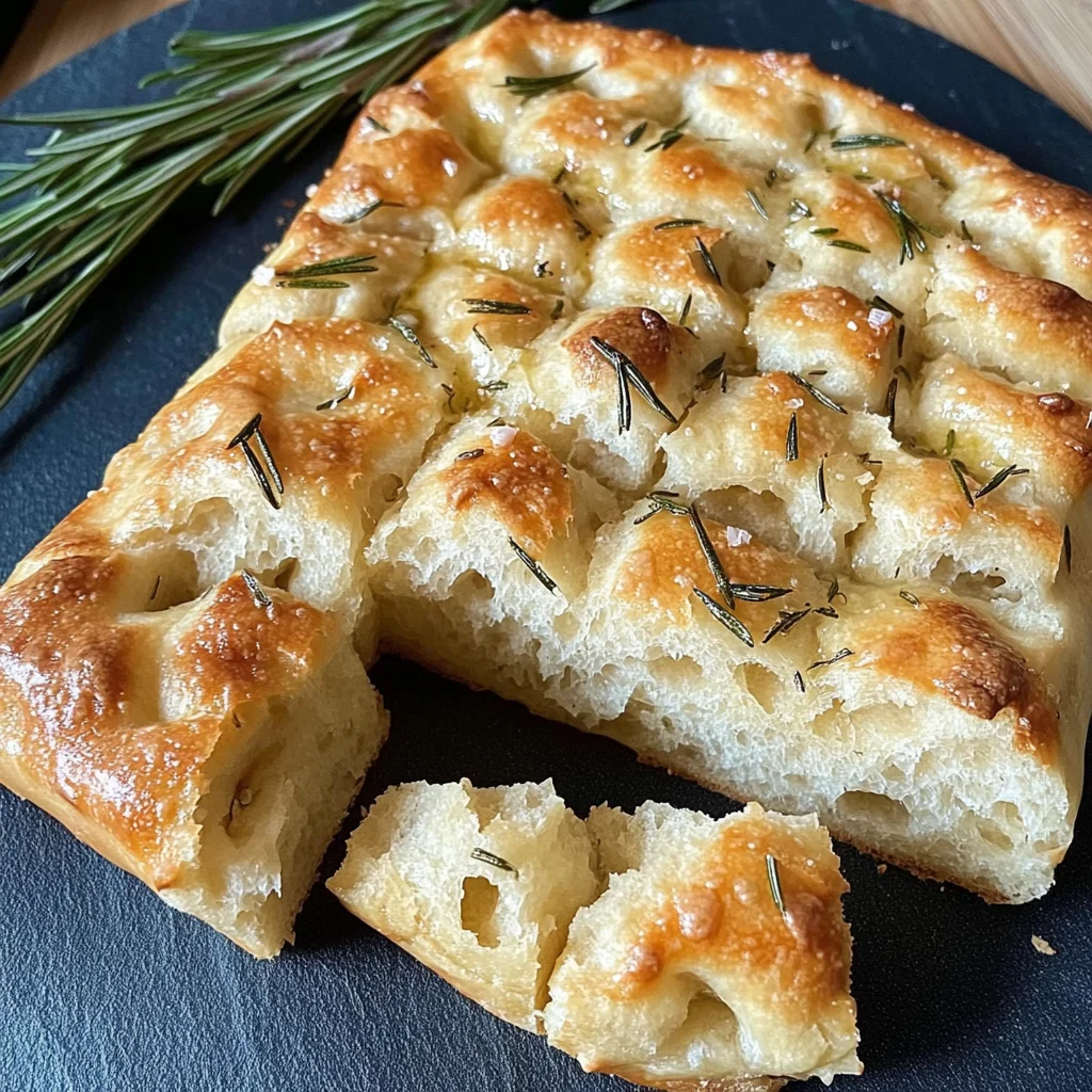 Easy Rosemary Garlic Focaccia Bread Recipe: Comforting De…