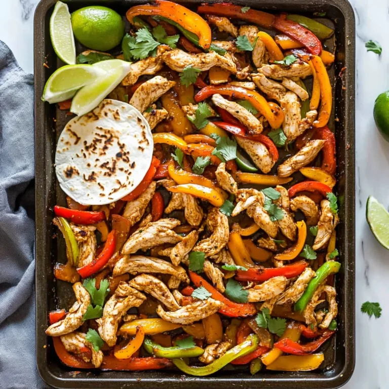 Easy Sheet Pan Chicken Fajitas: Ready in 30 Minutes!