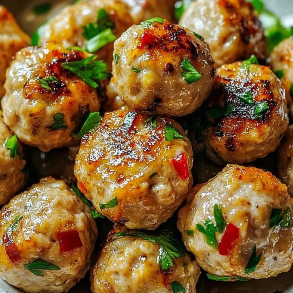 Easy Thai Baked Chicken Meatballs: A Flavor Explosion