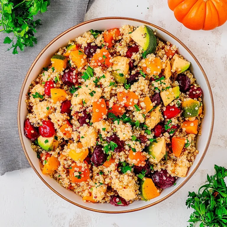 Fall Quinoa Salad: Cozy and Flavorful Delight