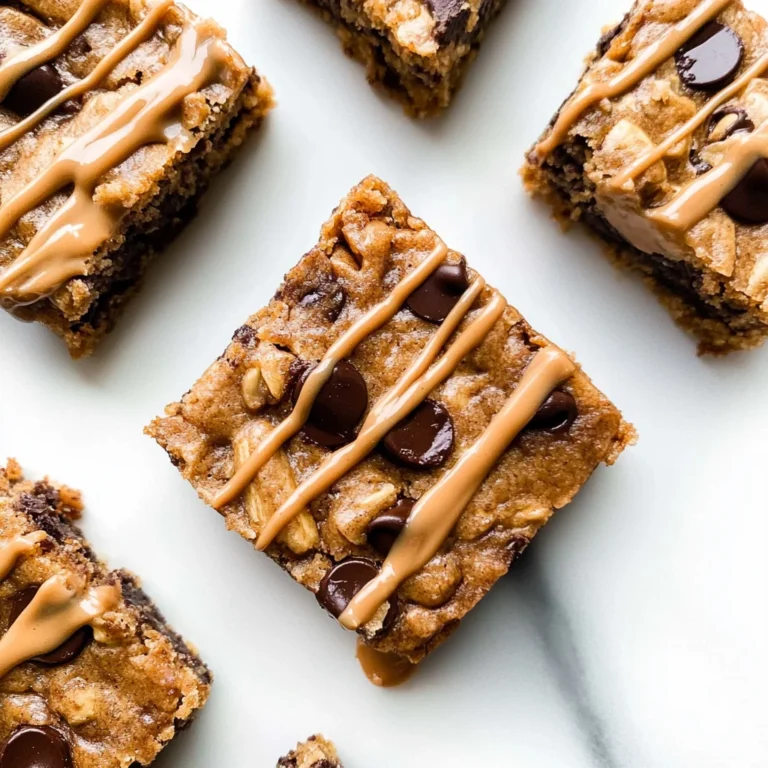 Flourless Peanut Butter Banana Chocolate Chip Bars: Chewy…