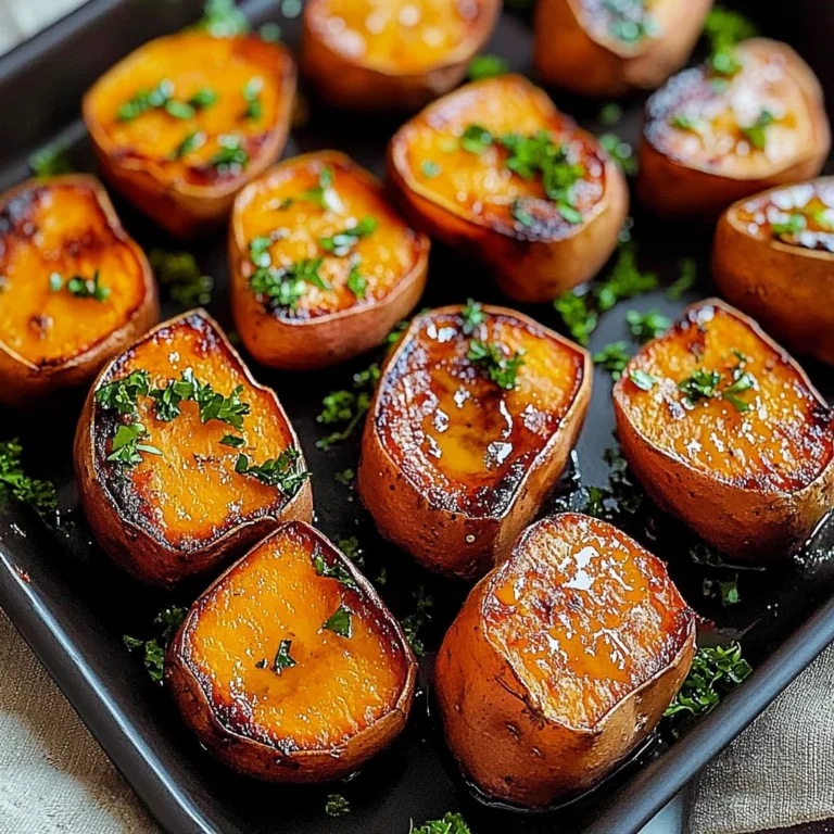 Garlic Butter Roasted Sweet Potatoes: A Delicious and Eas…