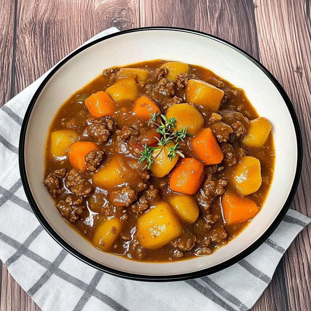 Grandma’s Ground Beef Stew: Hearty and Comforting Delight