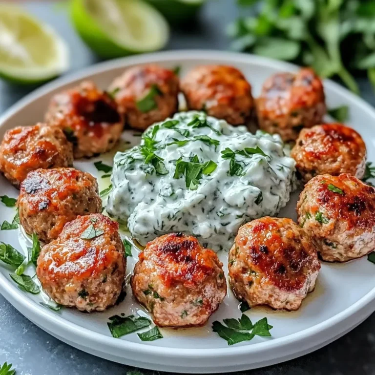 Greek Turkey Meatballs with Tzatziki: Flavor Explosion!