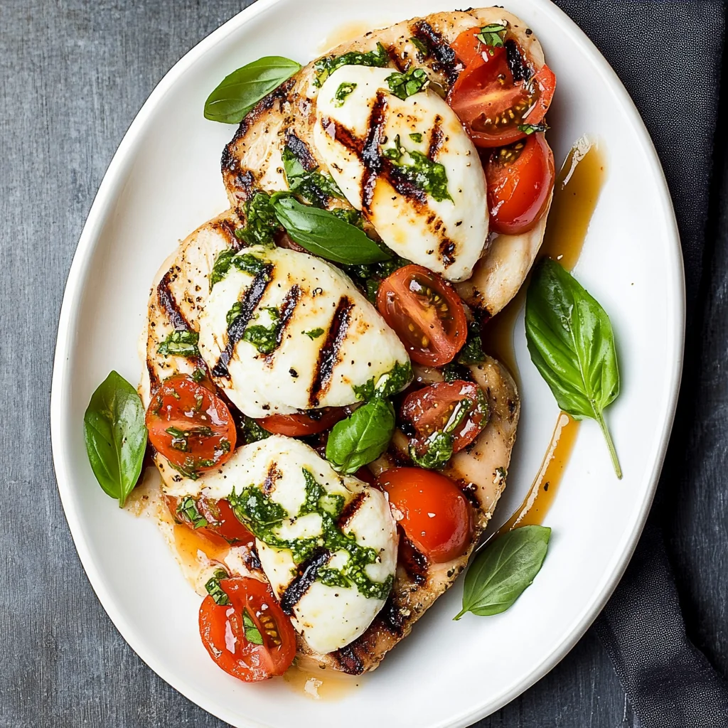 Grilled Chicken Caprese: Fresh and Flavorful Delight