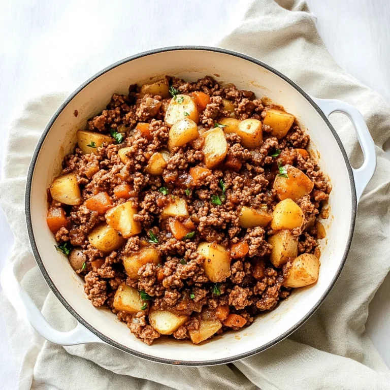 Ground Turkey with Potatoes: A Hearty Skillet Classic