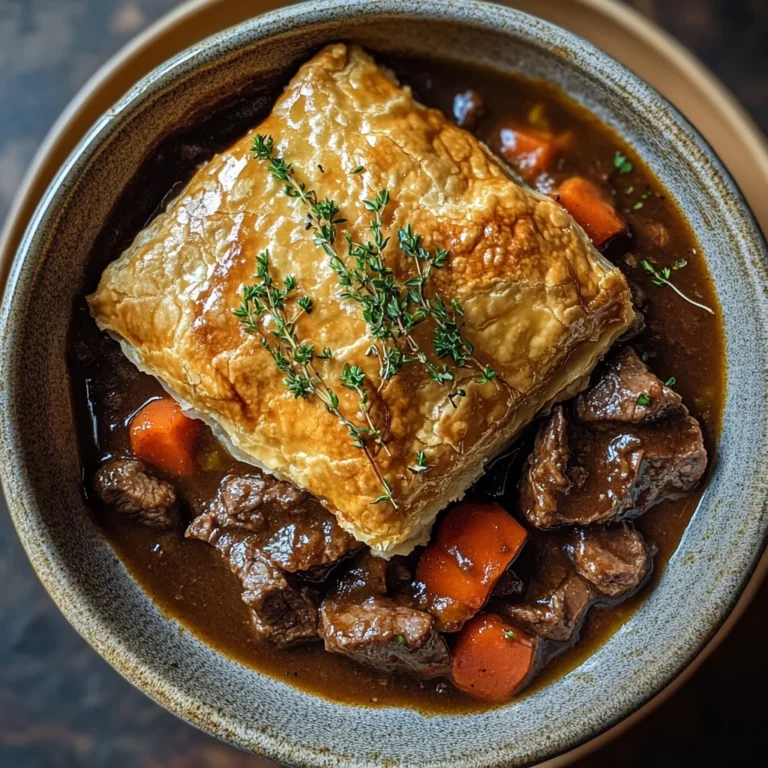 Guinness Braised Beef Pot Pie: Comfort in Every Bite