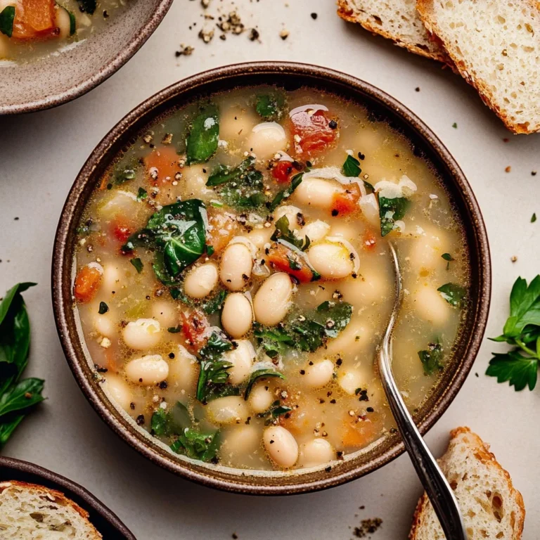 Hearty Tuscan White Bean Soup: Cozy and Flavorful Delight