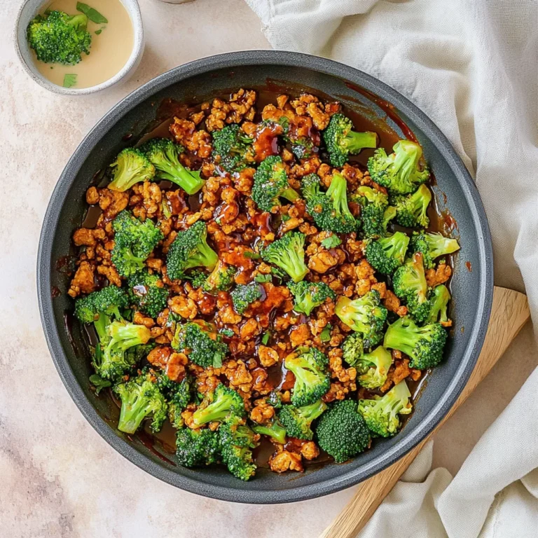 Honey Sriracha Ground Chicken and Broccoli: Sweet and Spi…