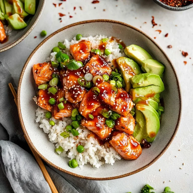 Honey Sriracha Salmon Bowls: A Sweet and Spicy Delight