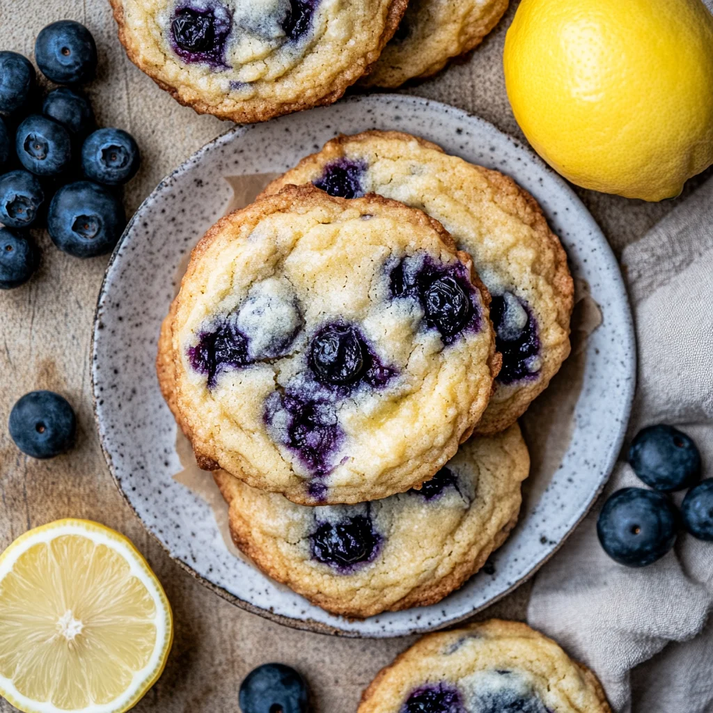 Lemon Blueberry Cookies Recipe: Sweet and Chewy Delight