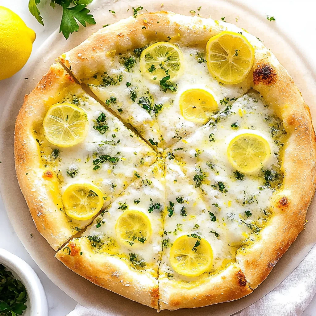 Lemon Pizza: Zesty and Refreshingly Delicious Treat
