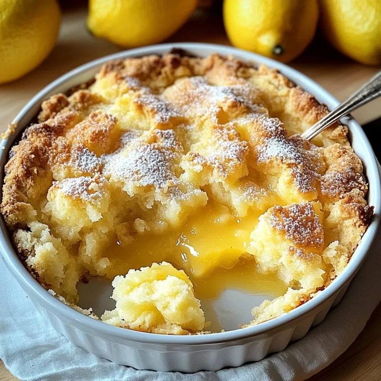 Magic Lemon Cobbler: A Sweet, Tangy Dessert Delight