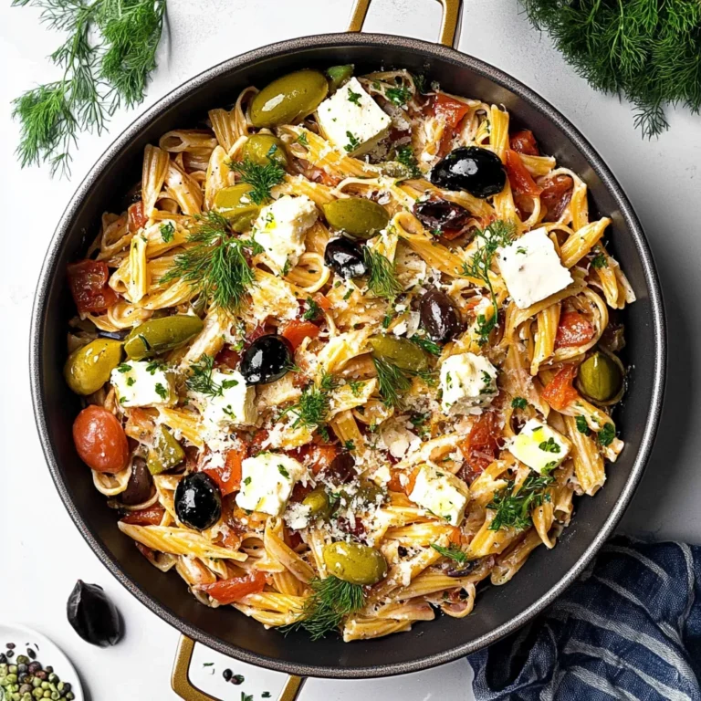 Mediterranean One Pot Pasta: Quick and Flavorful Delight
