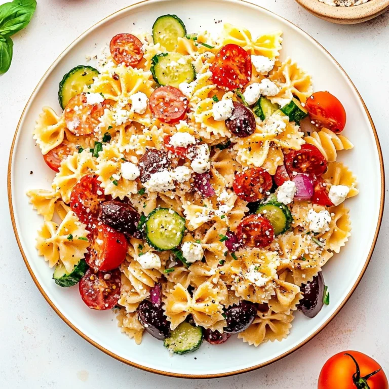 Mediterranean Pasta Salad: Fresh and Flavorful Delight