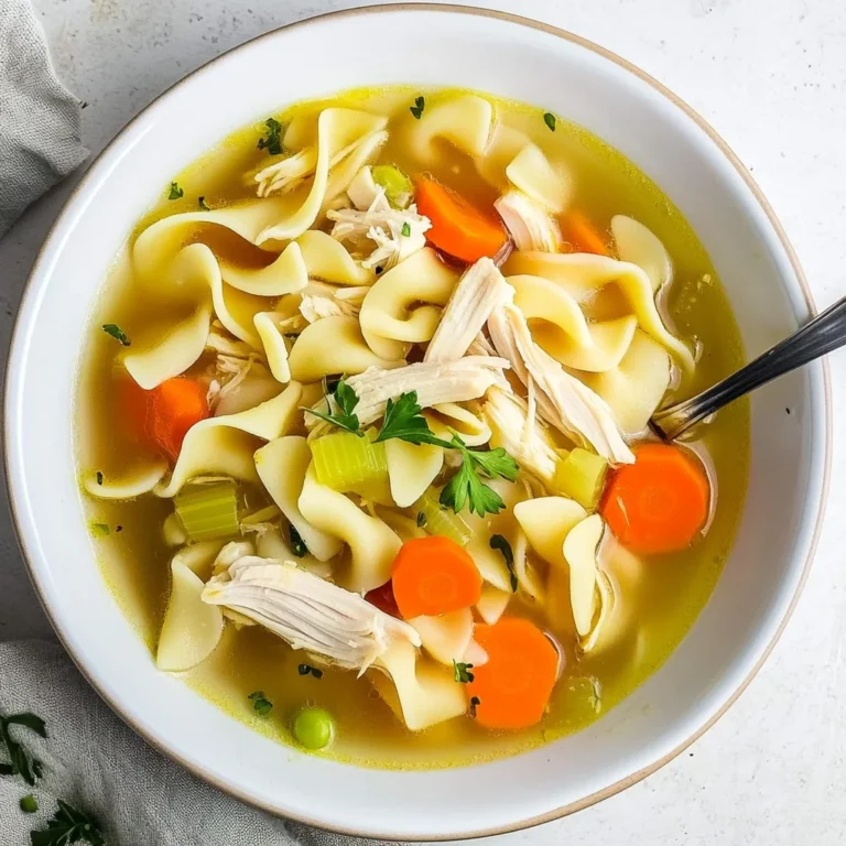 Panera Chicken Noodle Soup Recipe: Cozy and Flavorful Del…