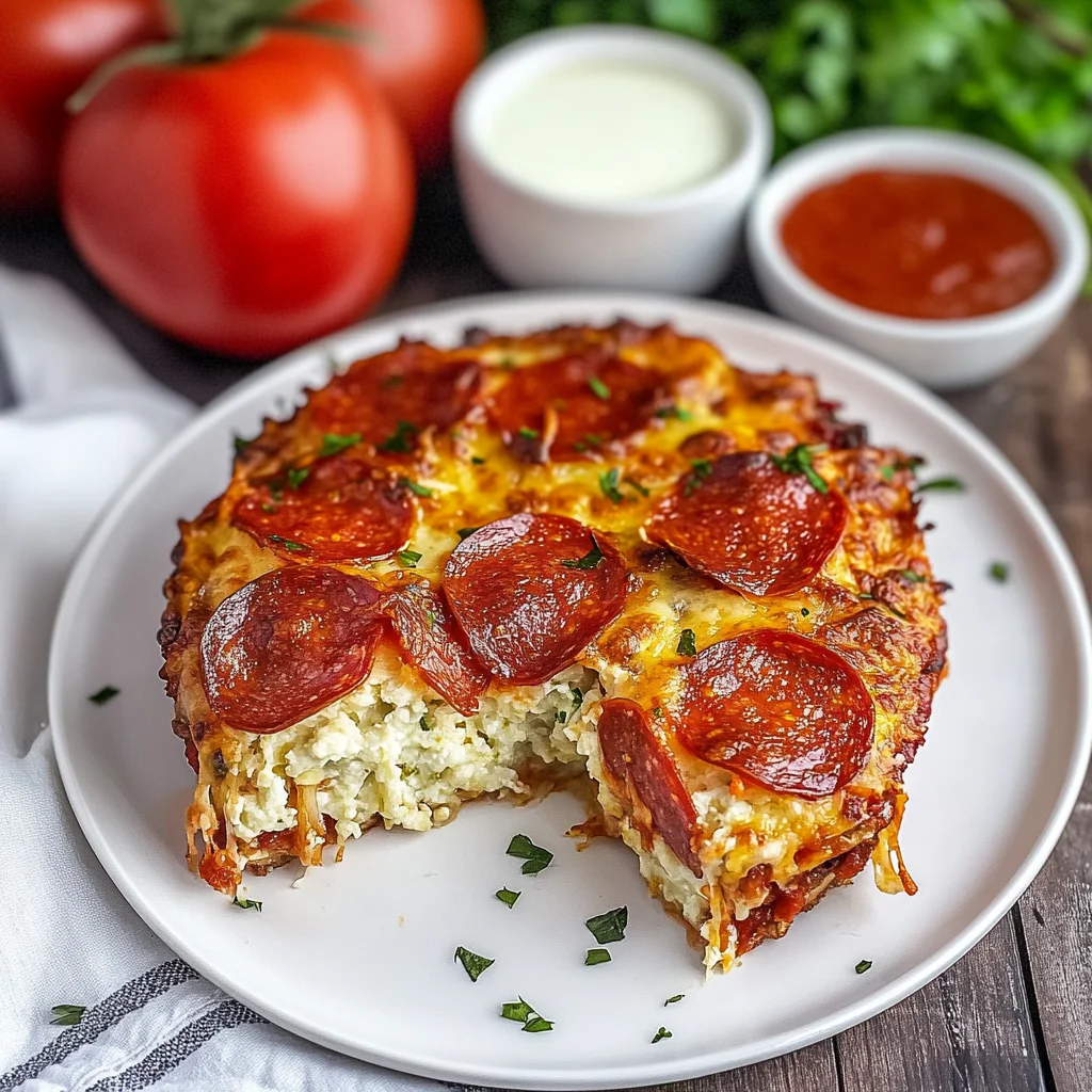 Pizza Style Cottage Cheese Bake: Easy Protein-Packed Dinner