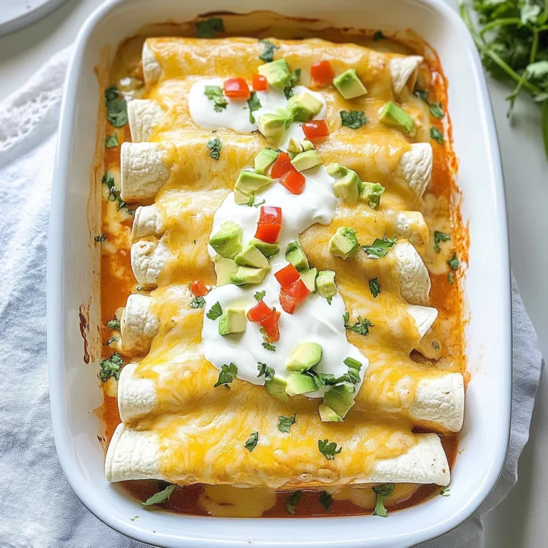 Queso Chicken Enchiladas: Creamy and Comforting Delight
