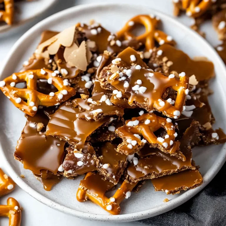 Salted Caramel Pretzel Bark: Sweet and Salty Bliss