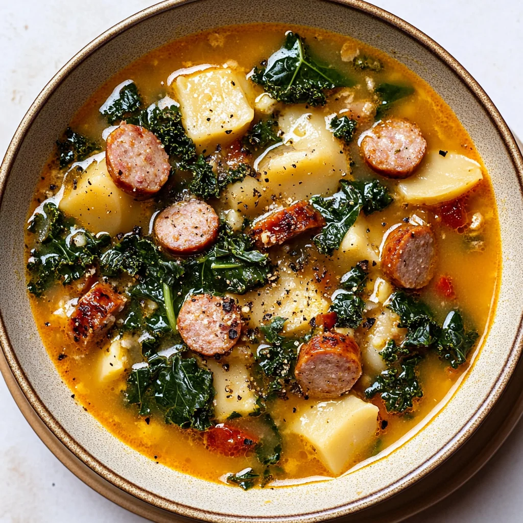 Sausage Kale Soup Recipe: Hearty and Comforting Delight
