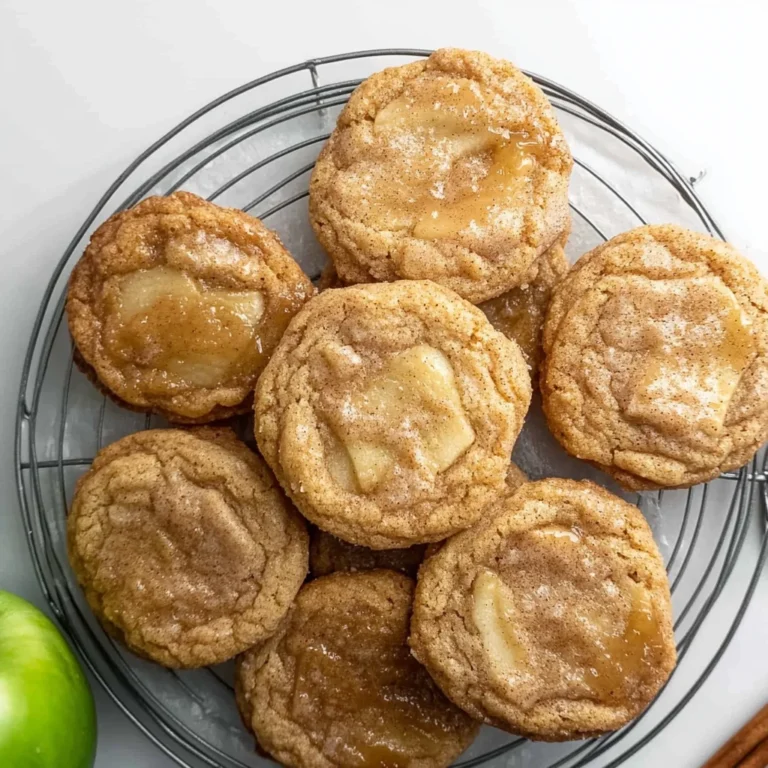 Spiced Apple Cinnamon Snickerdoodle Cookies: Cozy Delight