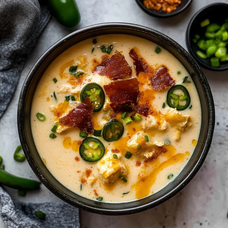 Spicy Jalapeño Popper Chicken Soup: Comfort in a Bowl