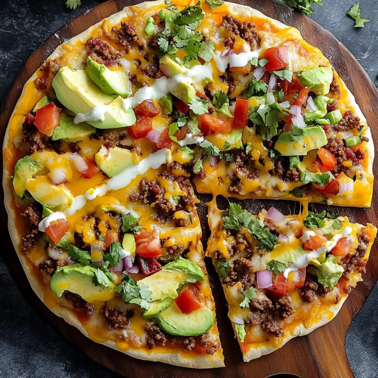 Taco Pizza: Bold and Fun Dinner Delight