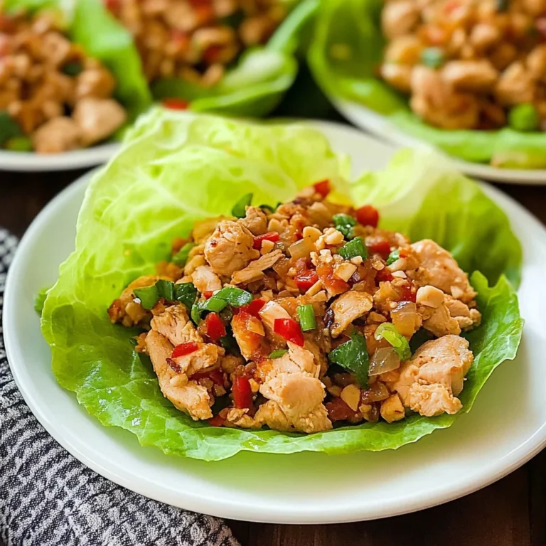 Thai Chicken Lettuce Wraps: Fresh and Flavorful Delight