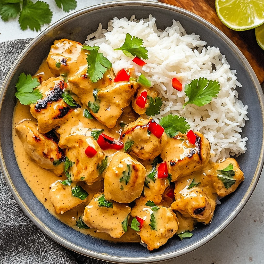 Thai Peanut Chicken: Creamy and Comforting Delight