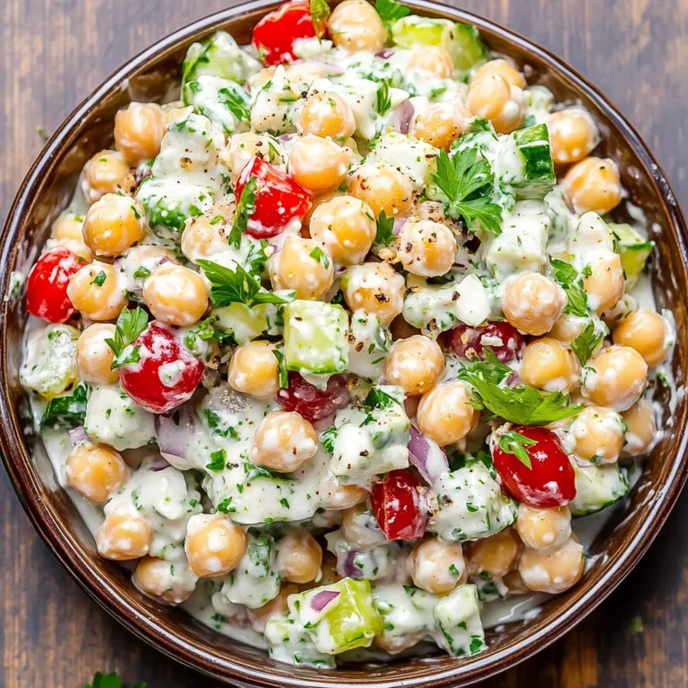 Tzatziki Chickpea Salad: Refreshingly Delicious & Easy