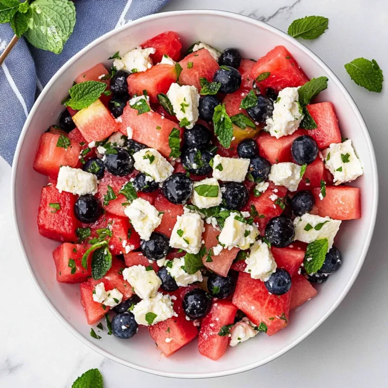 Watermelon Feta Salad: Refreshingly Sweet and Savory